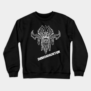 Demonhunter Crest (White) Crewneck Sweatshirt